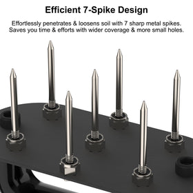 Qsxou hand tiller ergonomic handle for comfortable one-handed use.