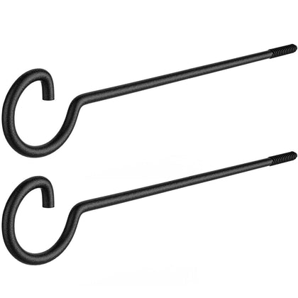 QTJUST 12in screw hook plant display for indoor hanging and greenery