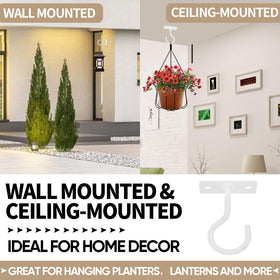 QTJUST narrow-base plant hook ideal for small-space setups.