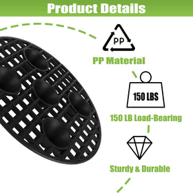 QTLCOHD plant elevator diameter 30 cm provides balanced height for stable pot placement