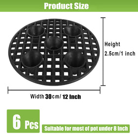 QTLCOHD plant elevators in deck setting demonstrate sturdy, weatherproof platforms for outdoor pots