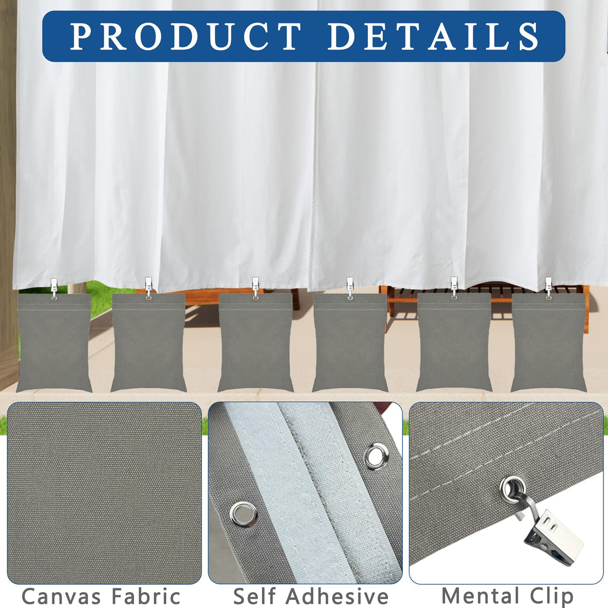 QTRQTR abrasion-resistant canvas material for outdoor use