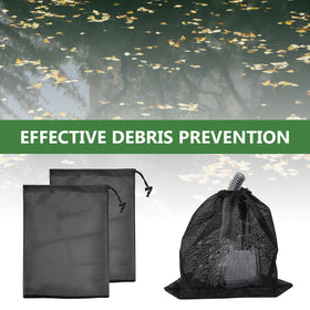 Quacc pond pump bag highlighting easy cleaning and reuse