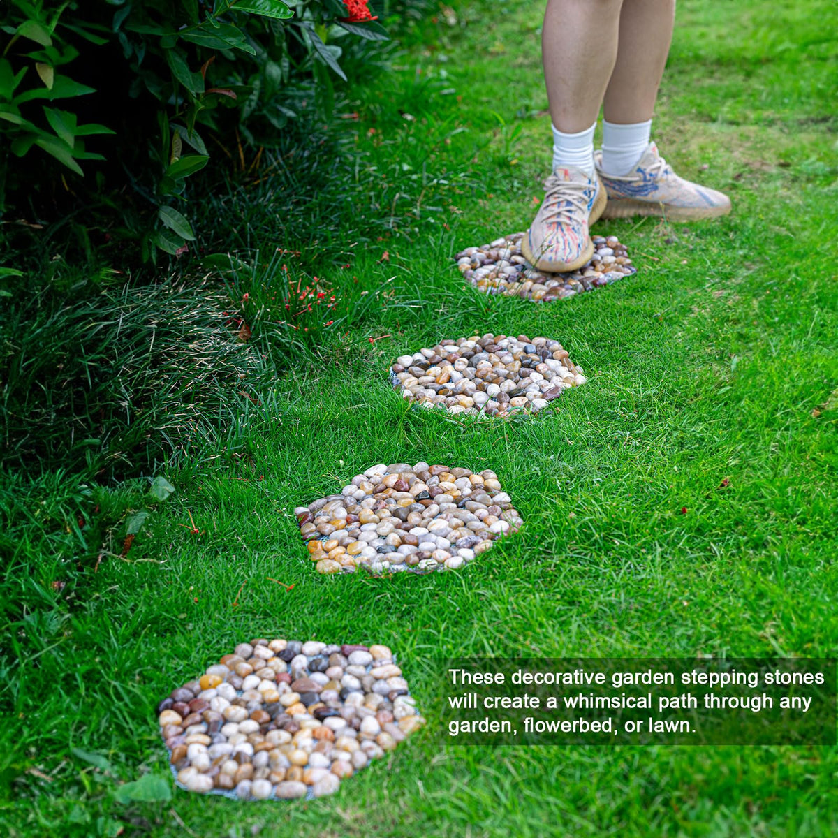 Qualdout garden walkway pattern layout for versatile outdoor pathway design