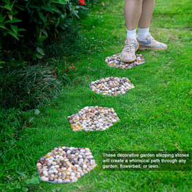 Qualdout garden walkway pattern layout for versatile outdoor pathway design