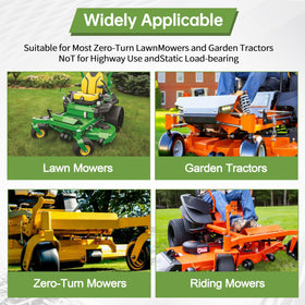 Each tire rated around 330 lbs load capacity