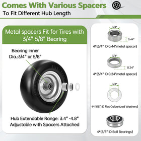 Universal adapter kit included for quick, versatile compatibility