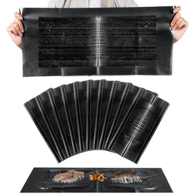 Qualirey rat glue trap 24x11 inches captures larger pests with secure adhesion.