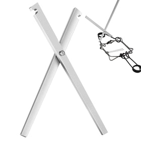 Qualirey 14-inch aluminum grip setting tongs ready for quick trap setup.