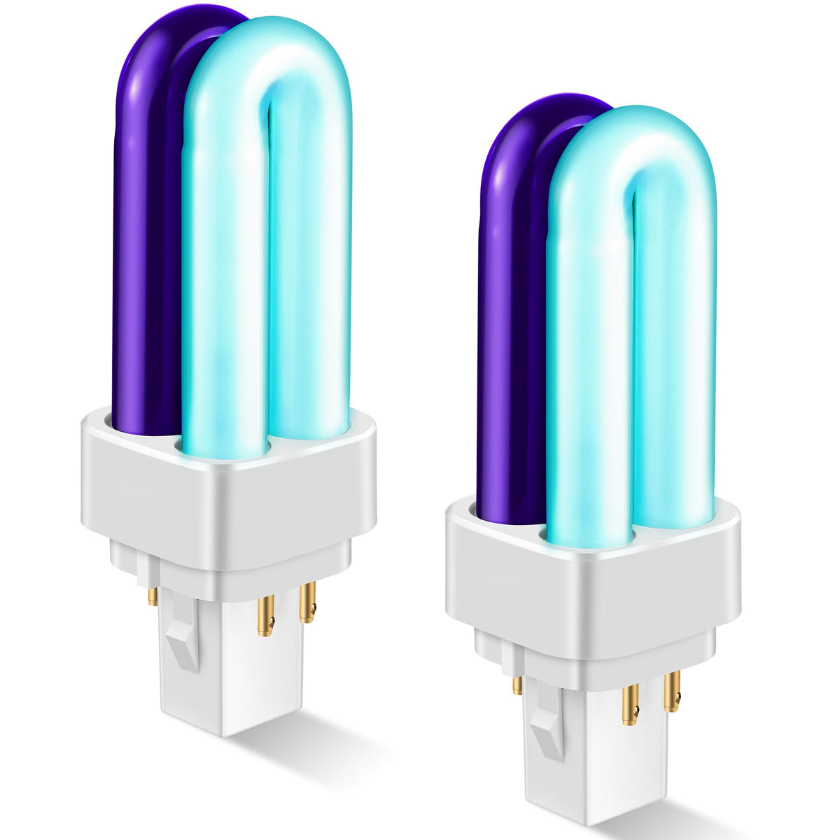 Qualirey 41050 bulbs front view for Dynatrap compatibility and wide coverage.