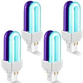 Qualirey 41050 replacement bulb for mosquito traps, 7W, four-pack