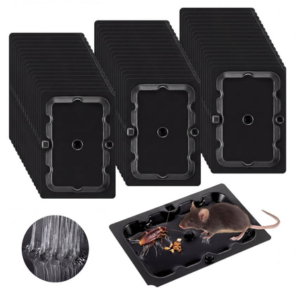 Qualirey sticky mouse traps package ready for indoor use along walls
