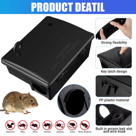 Qualirey six-piece rat station set for multiple locations