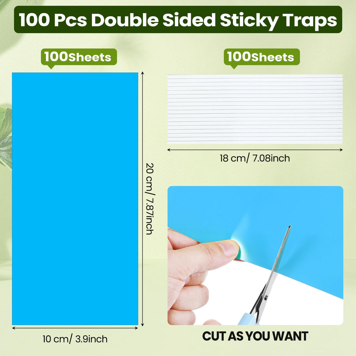 Qualirey 7-87x3-9 inch trap size fits standard pots.