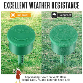 Qualirey large-capacity bait station holding up to 2.28 oz of bait.