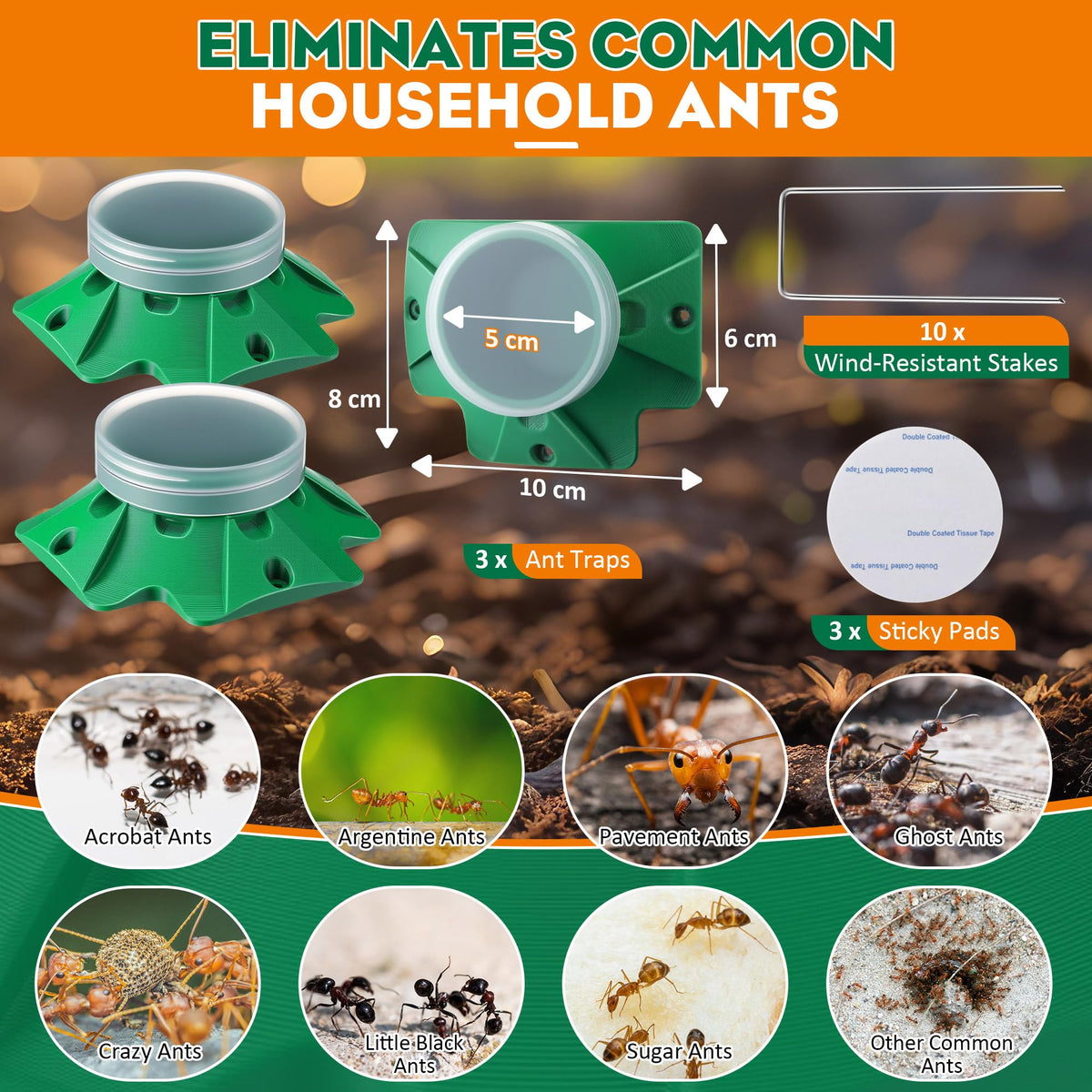 Bait not included; versatile options depend on your chosen formula.