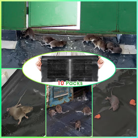 Qualirey large glue trap features thick back fabric to reduce slippage.