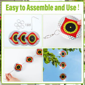Qualirey outdoor deterrent disc is ideal for orchards and gardens.
