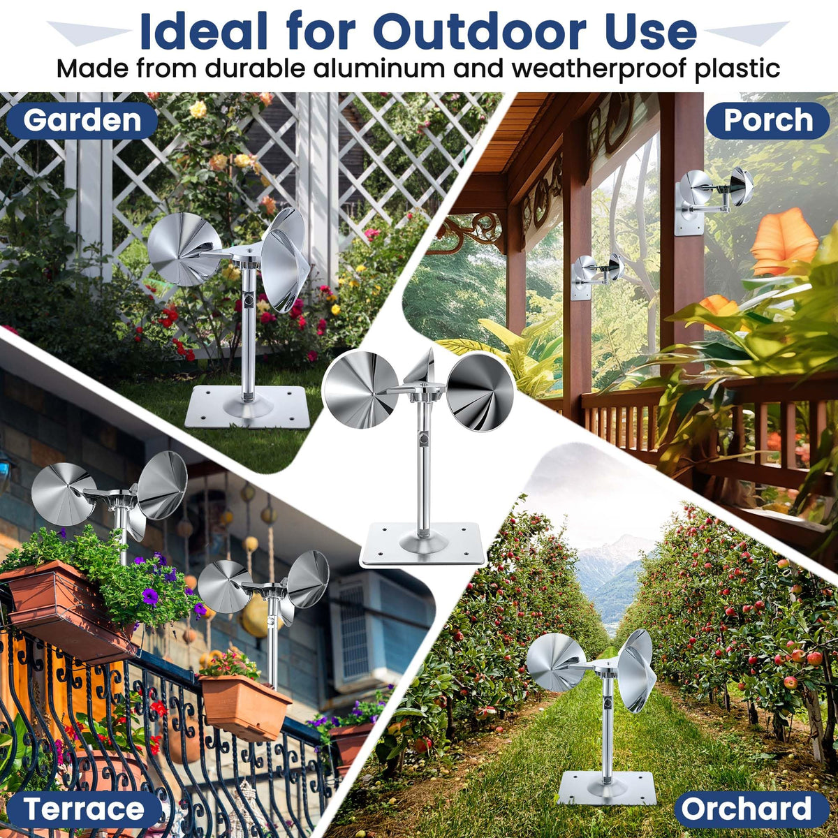 Qualirey 2-pack packaging for quick, easy outdoor installation.