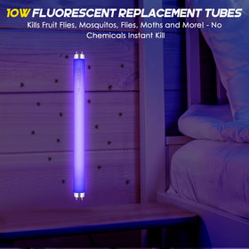 Qualirey bulb size 13L-1W-13-5in fits most 20W bug zappers.