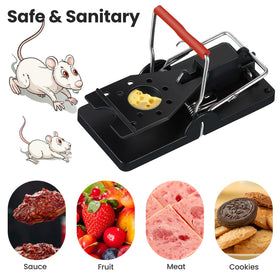 Qualirey compact trap with 3.86 inch length fits small spaces.