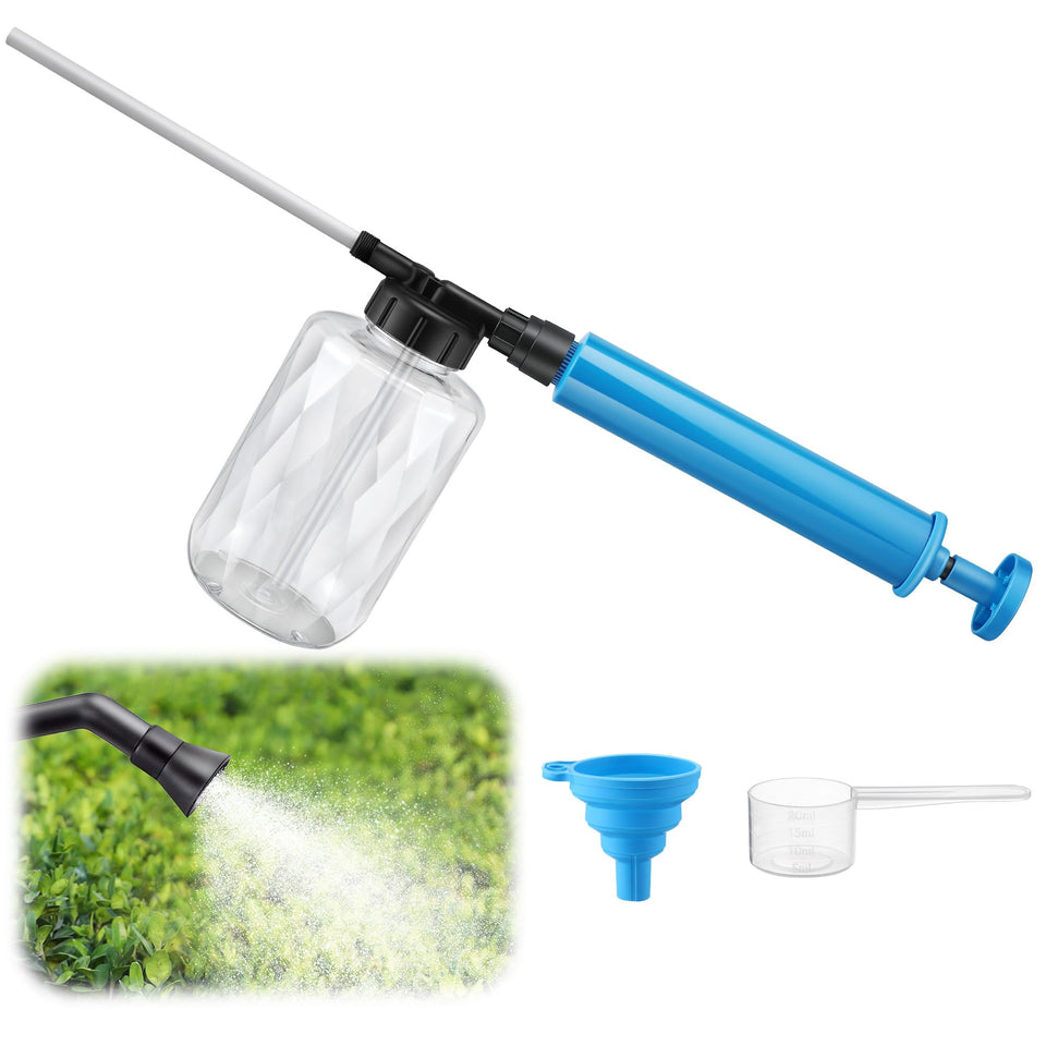 Qualirey diatomaceous earth duster with large 500ml capacity for quick garden coverage.