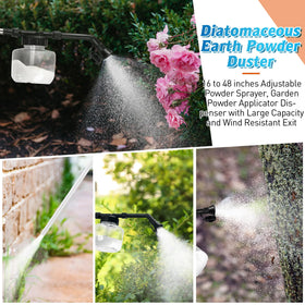 Qualirey Diatomaceous Earth Duster used on cracks and crevices.