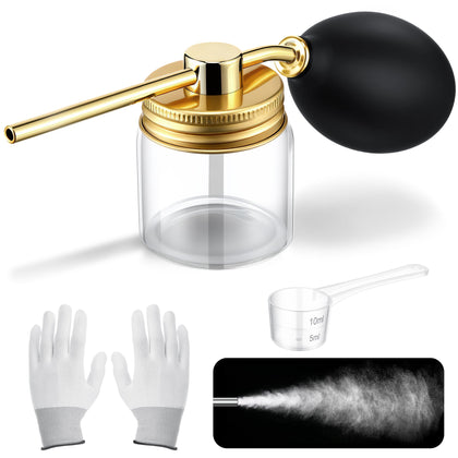Qualirey Diatomaceous Round Bulb Duster with 2 oz capacity for precise powder application.
