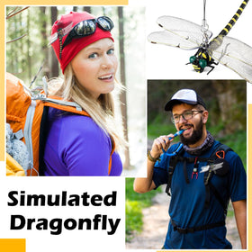 Qualirey Dragonfly clip-on decoration enhances indoor and outdoor spaces with natural charm.