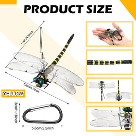 Qualirey Dragonfly hook included for easy attachment to bags, backpacks, or keys.