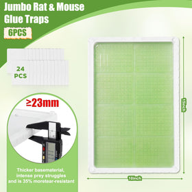 Qualirey durable tray with double-sided tape keeps snakes secure in damp spaces.