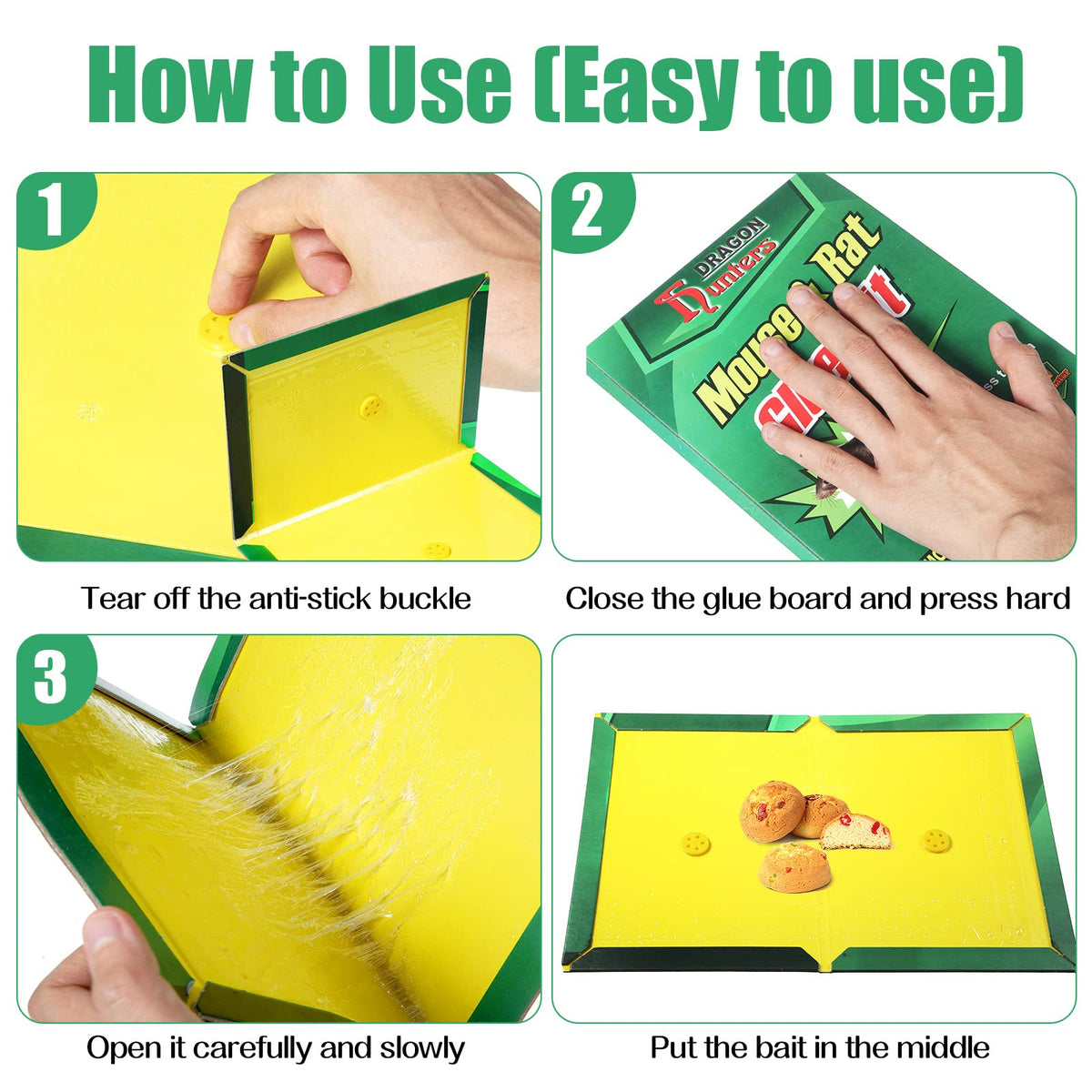 Qualirey trap easy clean-up enables quick disposal after capture.