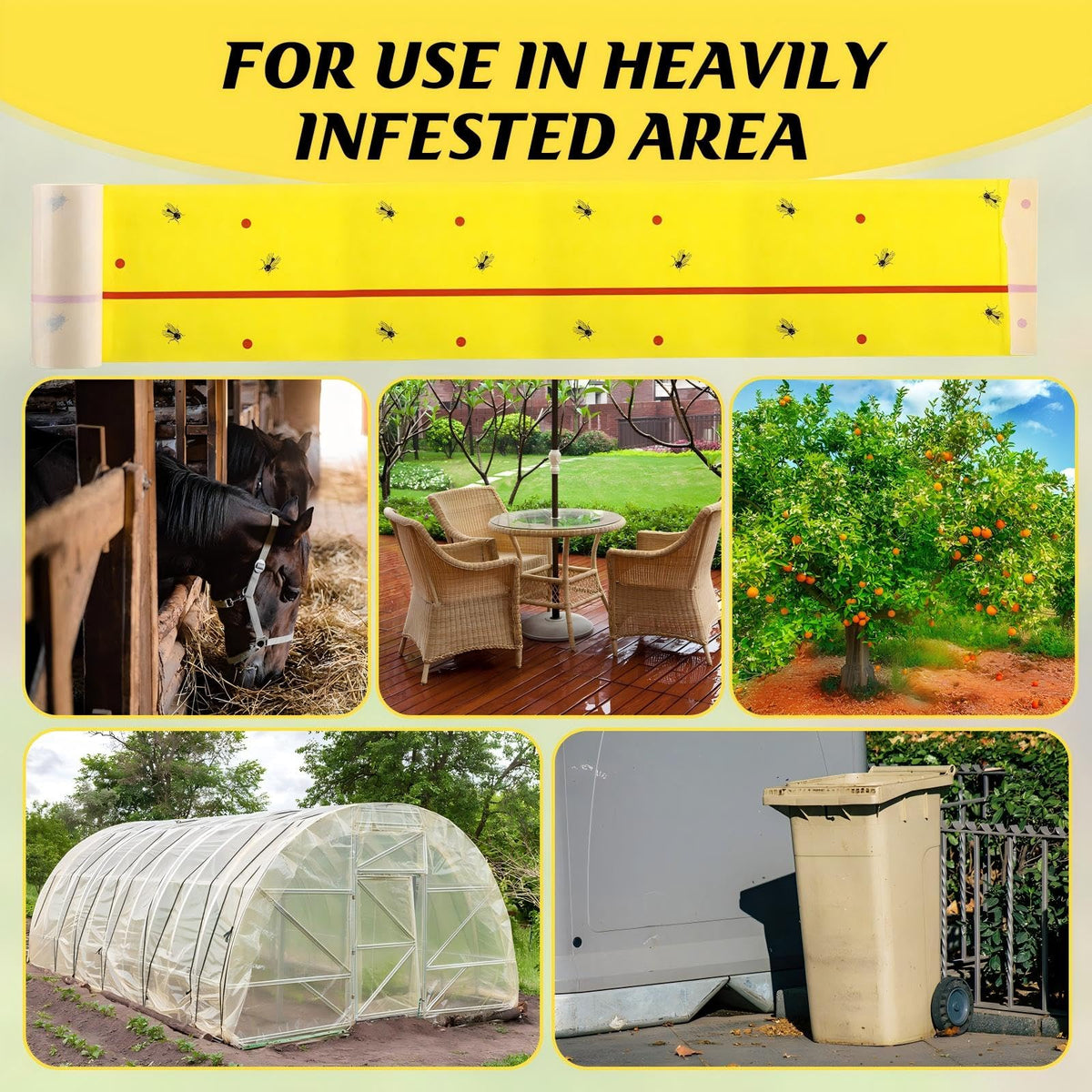 Qualirey easy installation pet-safe design minimizes risk while trapping nuisance insects.