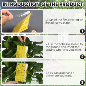 Easy setup against walls or from plants with ties
