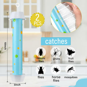 Qualirey fly trap adhesive sticks provide strong adhesion to capture insects.