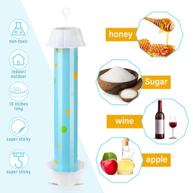 Qualirey fly trap hanging hook design enables easy placement anywhere.