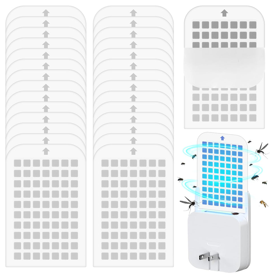 Qualirey flying insect trap refill 30-pack ready for indoor pest control