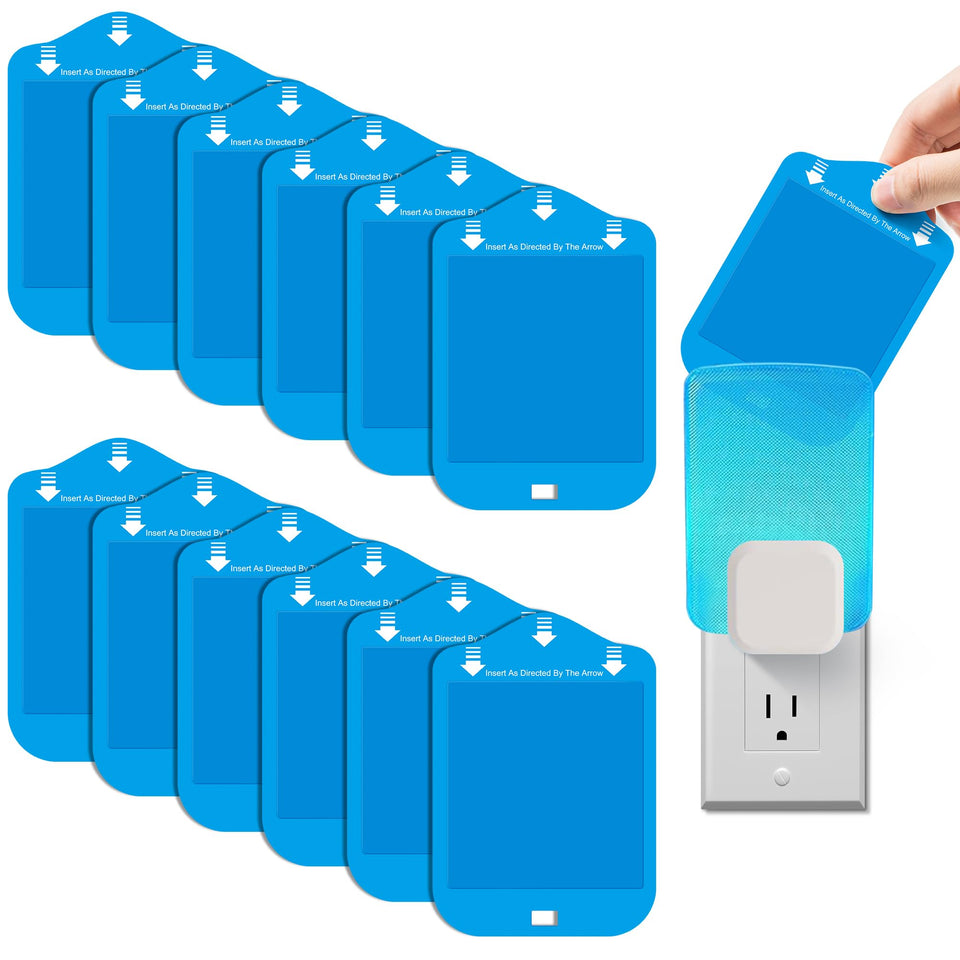 Qualirey front-view fly trap refill card showing compatible design for easy installation