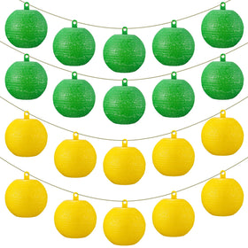 Qualirey fruit fly trap ball green captures insects with 360-degree adhesion, ideal for gardens