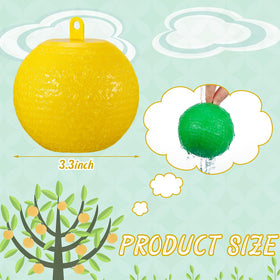 Qualirey fruit fly trap ball yellow attracts fruit flies, offering a versatile option for kitchens