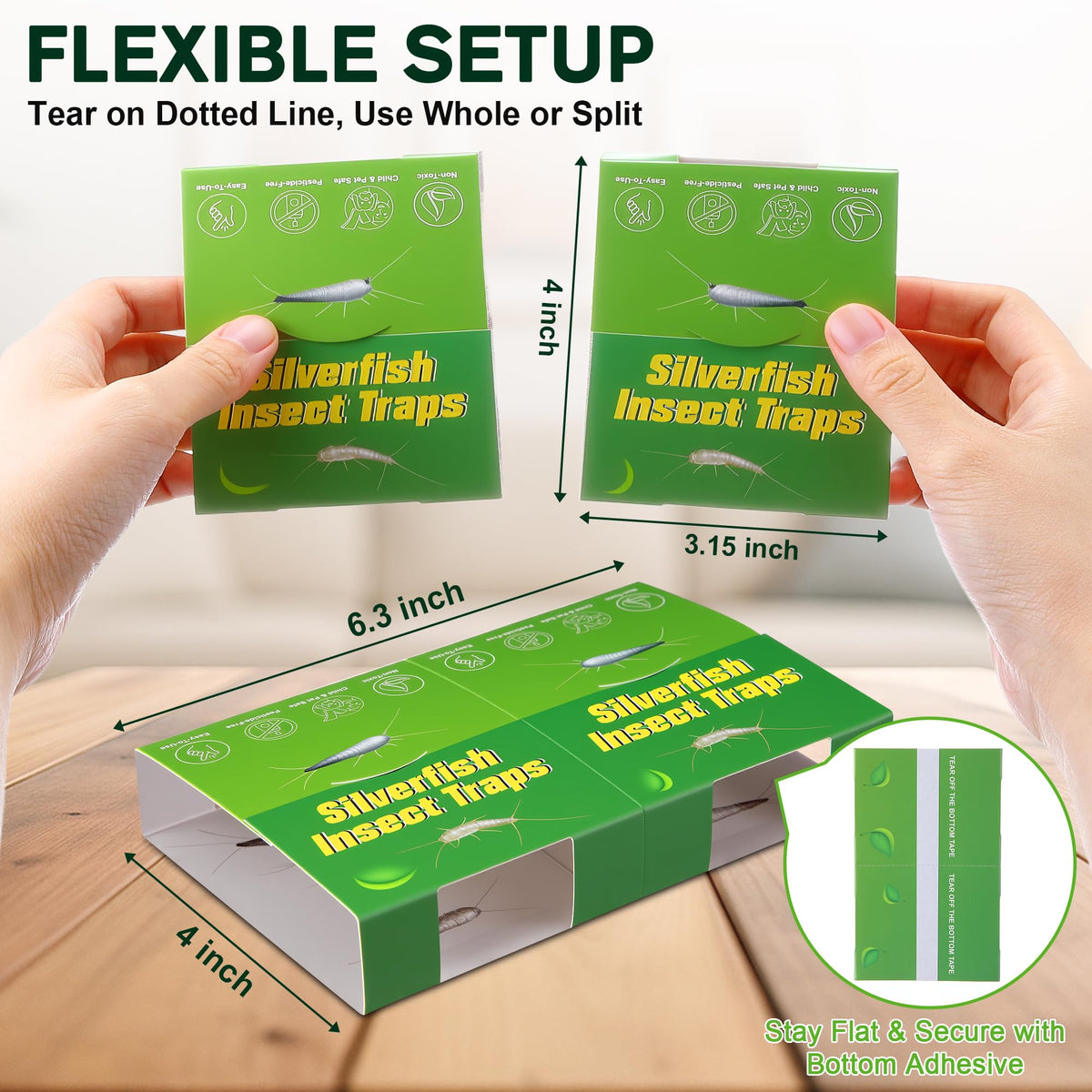 Qualirey glue board pattern design guides pests to glue