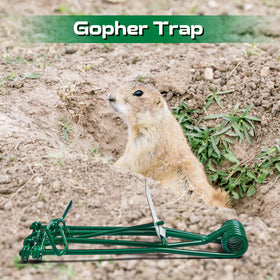 Qualirey gopher trap reusable weather-resistant for long-term use