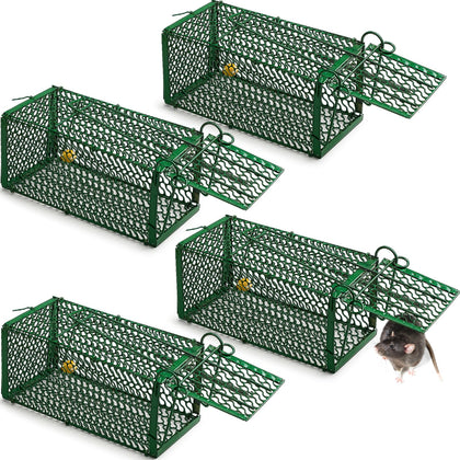 Qualirey humane rat trap foldable design for catch-and-release in the kitchen