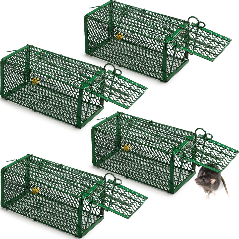 Qualirey humane rat trap foldable design for catch-and-release in the kitchen