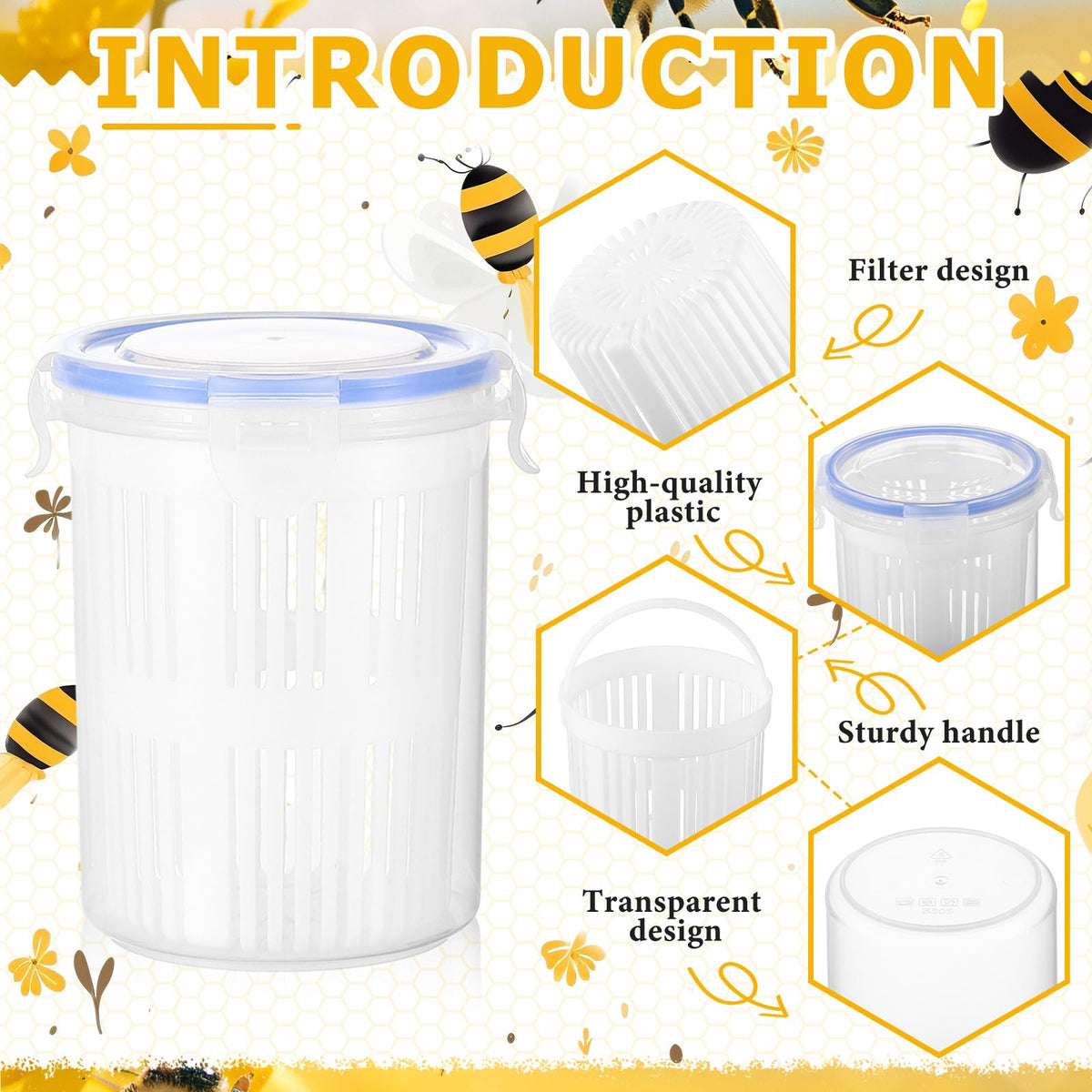 Qualirey leak-proof varroa check keeps samples contained.
