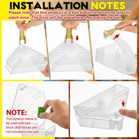 Qualirey lockable bait box with keys protects bait from humidity and dirt.