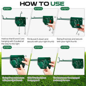 Qualirey trap placed in lawn hole ready for mole or gopher control