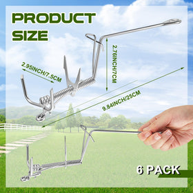 Qualirey mole trap metal construction shows durability for long-term use.