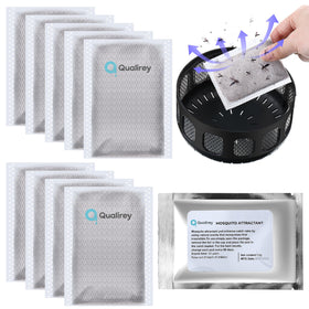 Qualirey mosquito attractant bulk 6-pack placed in a trap to boost catches.