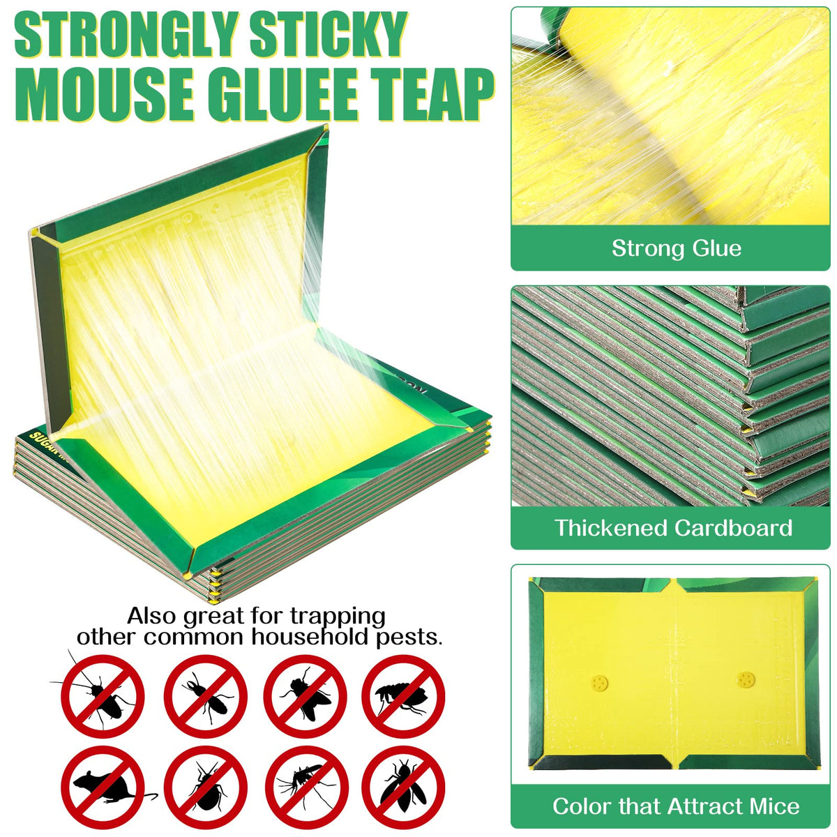 Qualirey mouse trap foldable shapes demonstrate versatile setups in tight spaces.